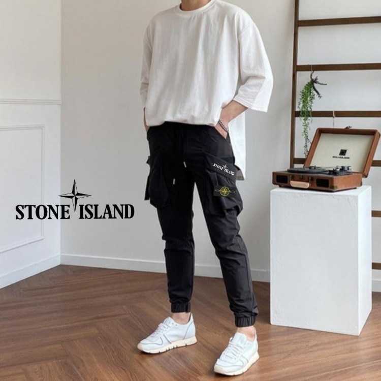스톤아일랜드 로고 H1900 아이스조거