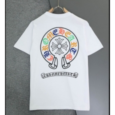 크롬하츠 멀티컬러 말발굽 반팔 티셔츠