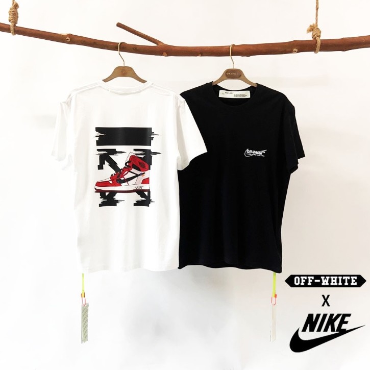 오프화이트 X 조던 1 레트로 하이 더 콜라보 반팔티