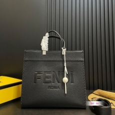 팬디 션샤인 레더 토트백