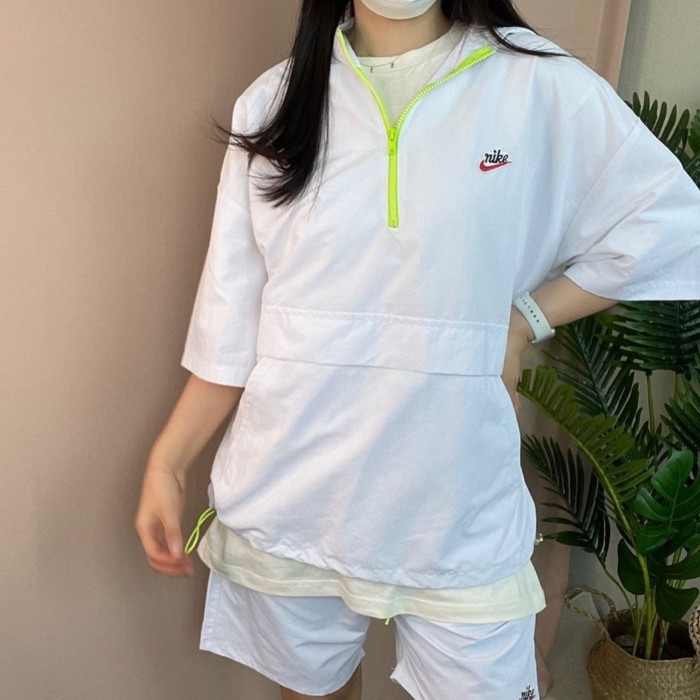 NK 올드패치 바스락후드 반바지셋 (남녀공용)